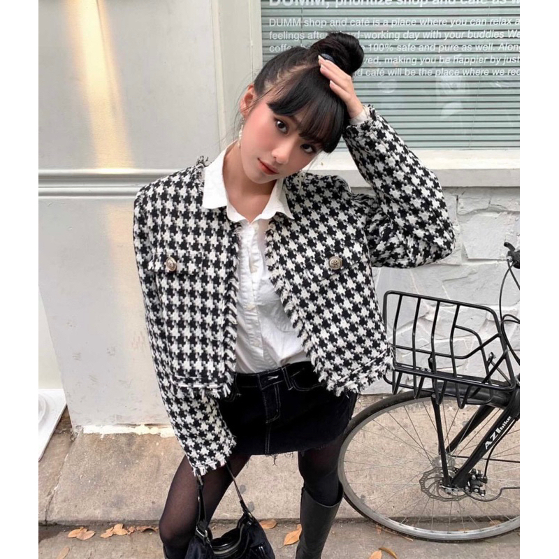 ÁO KHOÁC TIỂU THƯ SANG CHẢNH TÍ NGOAN