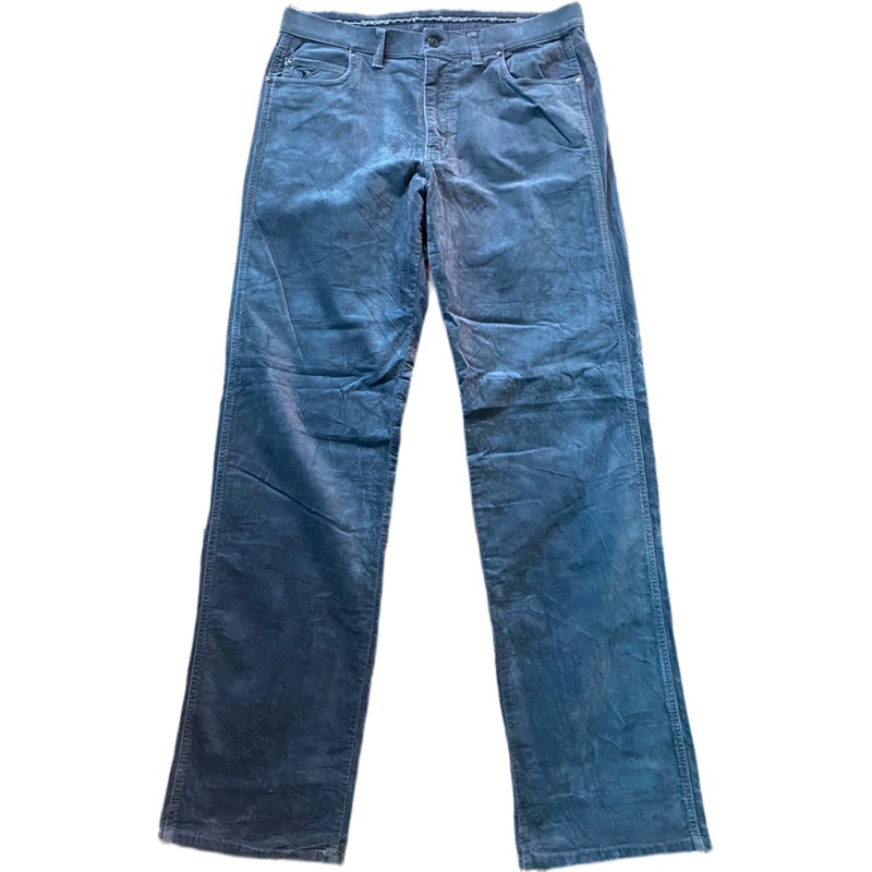 Quần nhung tăm 2hand màu xám Vintage-1977