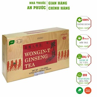 Trà sâm hàn quốc wongin t ginseng tea⚡cam kết chính hãng ⚡2gr× 100 gói túi lọc