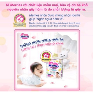 Tã/bỉm quần Merries size L quần - 44 miếng (Cho bé dưới 9 - 14kg)
