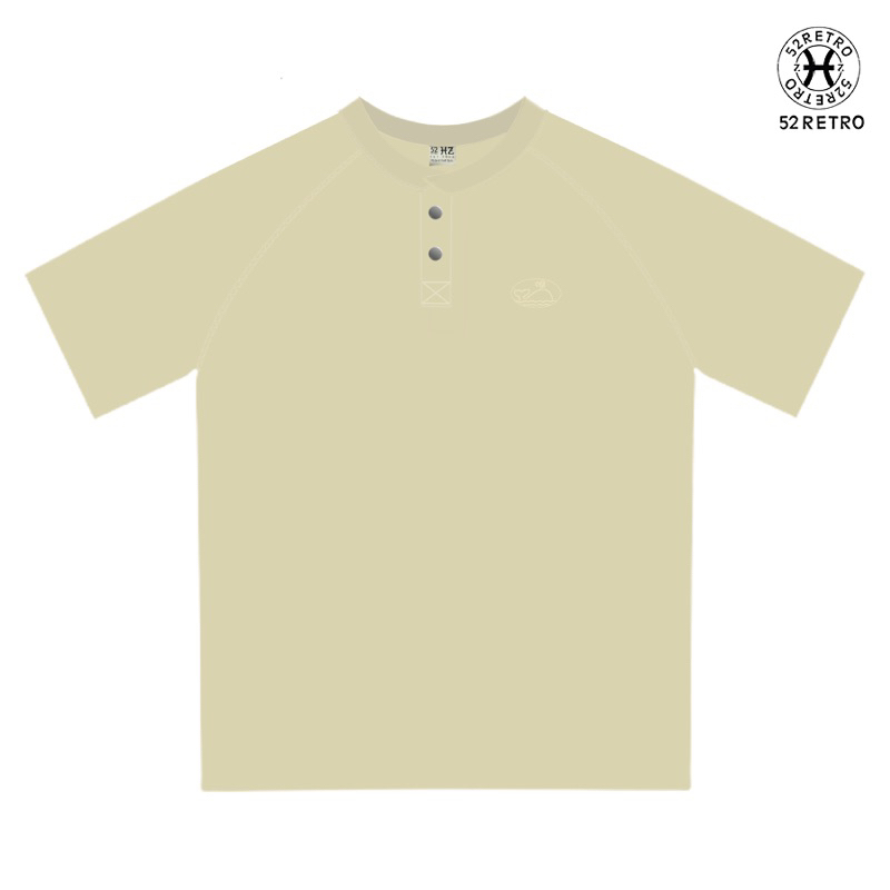Áo thun 52Retro vintage logo thêu basic