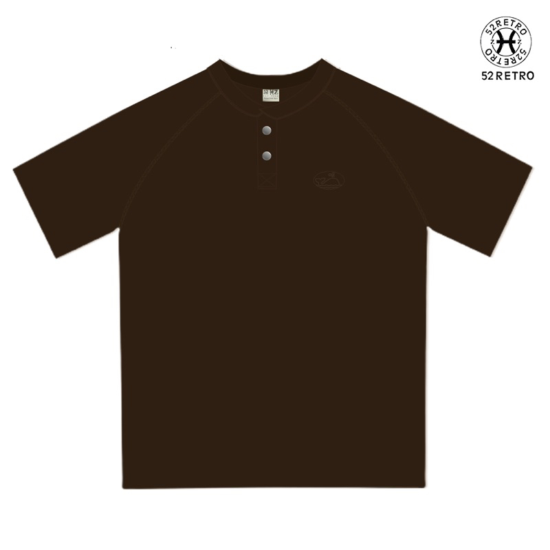 Áo thun 52Retro vintage logo thêu basic