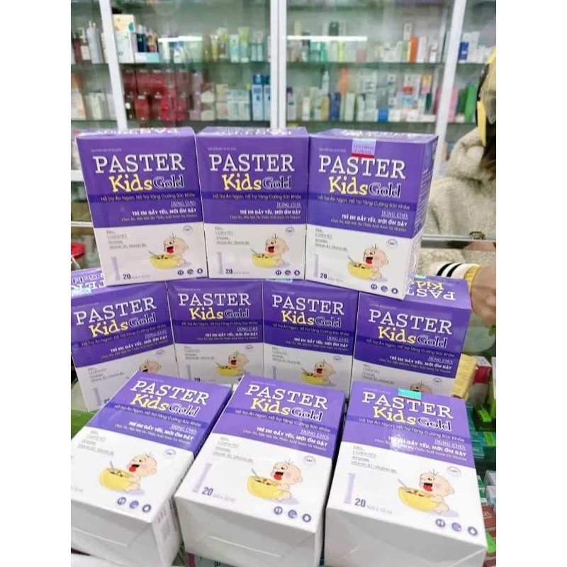 Siro ăn ngon PASTER KIDS GOLD giúp trẻ HẾT BIẾNG ĂN, tăng cường sức đề kháng