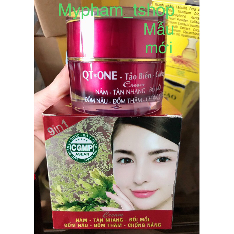 Kem Nám ,Tàn Nhang ,Đồi Mồi ,Đốm Nâu _ QT ONE -TẢO BIỂN COLLAGEN 30gr