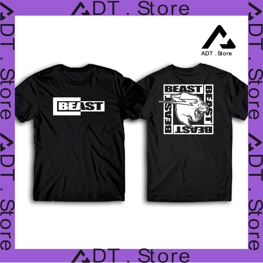 Áo Thun In Chữ YOUTUBER MR BEAST 2 MẶT CÁ TÍNH