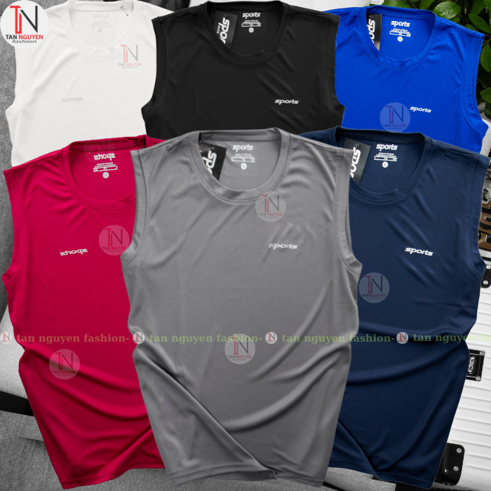 Áo Thun Nam Ba Lổ,Sát Nách Thể Thao Mặc Nhà chất liệu Thun lạnh co giãn Mền Mại Mịn Màng - tannguyen_store