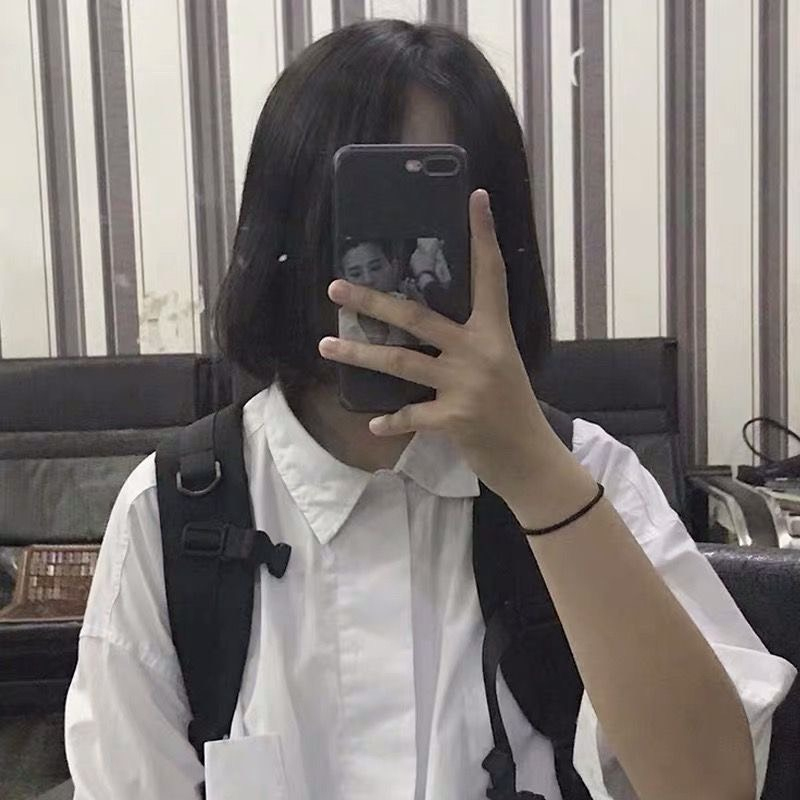 Áo sơ mi nữ đi học tay lỡ basic màu trắng dáng suông style đi học thời trang