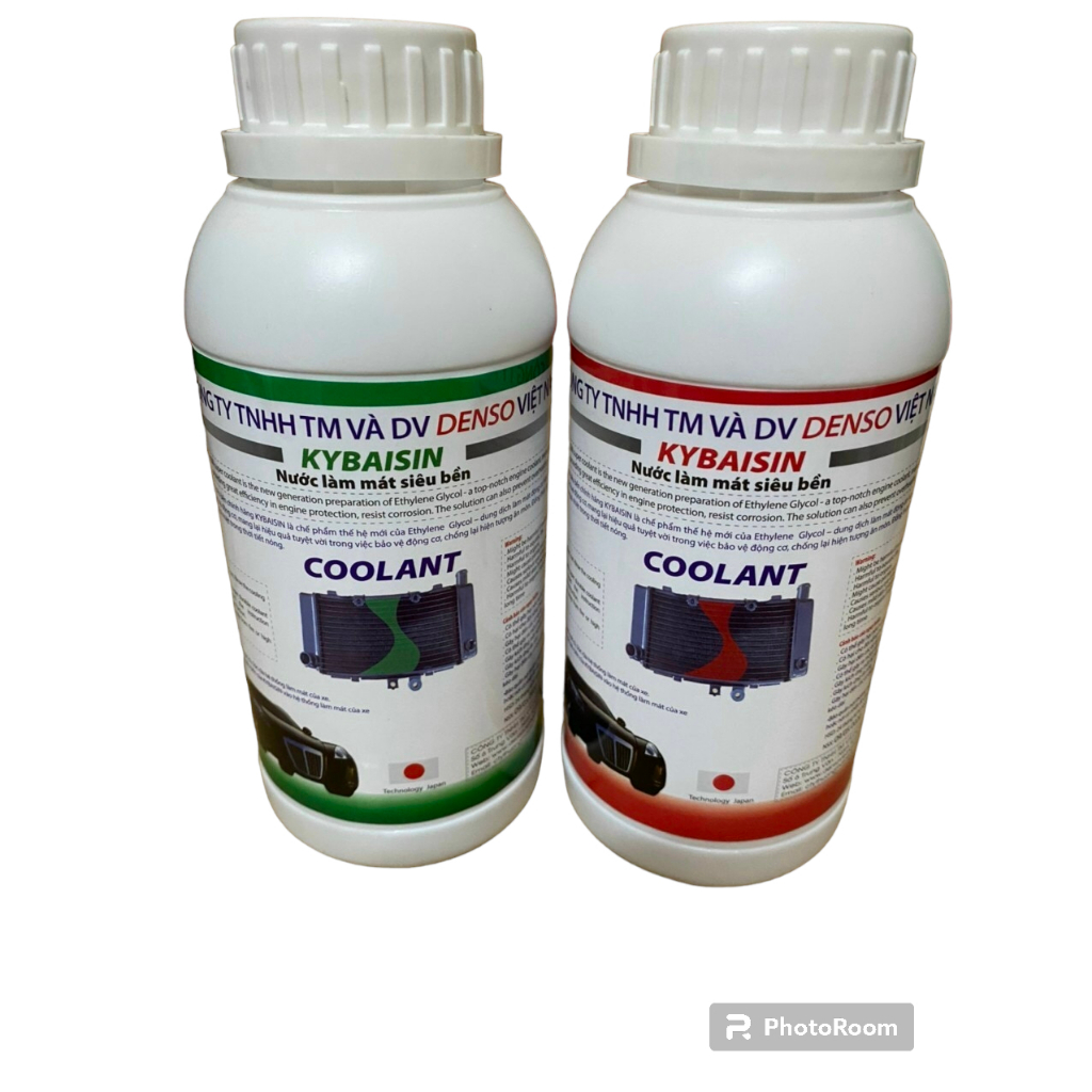 Nước làm mát động cơ DENSO - KYBAISIN siêu bền, công nghệ Nhật (chai 500ml)