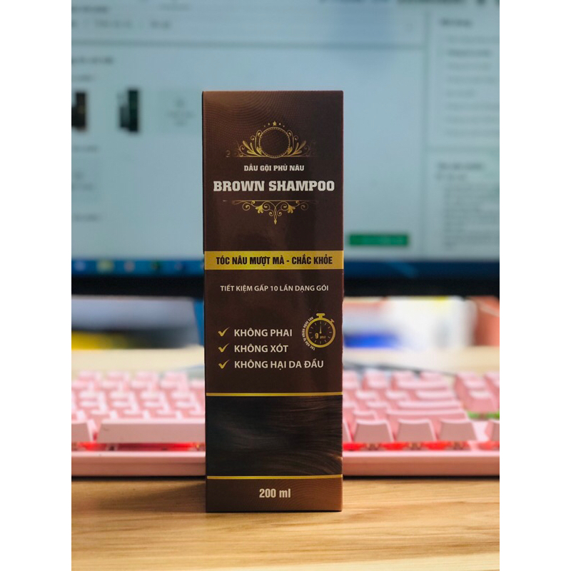 Dầu gội phủ bạc thảo dược thơm mùi sâm,lên màu sau 9-15phút tiết kiệm chi phí lẫn thời gian cho bạn