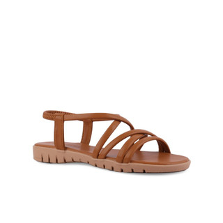 [HCM] Sandal Đế Xẹp Hạnh Dung Nhiều Quai Mảnh Chéo HD29128AY ( Màu Kem-Xám-Trắng-Bò-Đen )