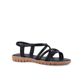 [HCM] Sandal Đế Xẹp Hạnh Dung Nhiều Quai Mảnh Chéo HD29128AY ( Màu Kem-Xám-Trắng-Bò-Đen )