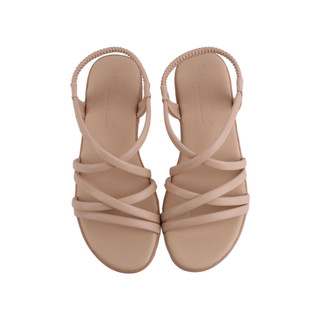 [HCM] Sandal Đế Xẹp Hạnh Dung Nhiều Quai Mảnh Chéo HD29128AY ( Màu Kem-Xám-Trắng-Bò-Đen )