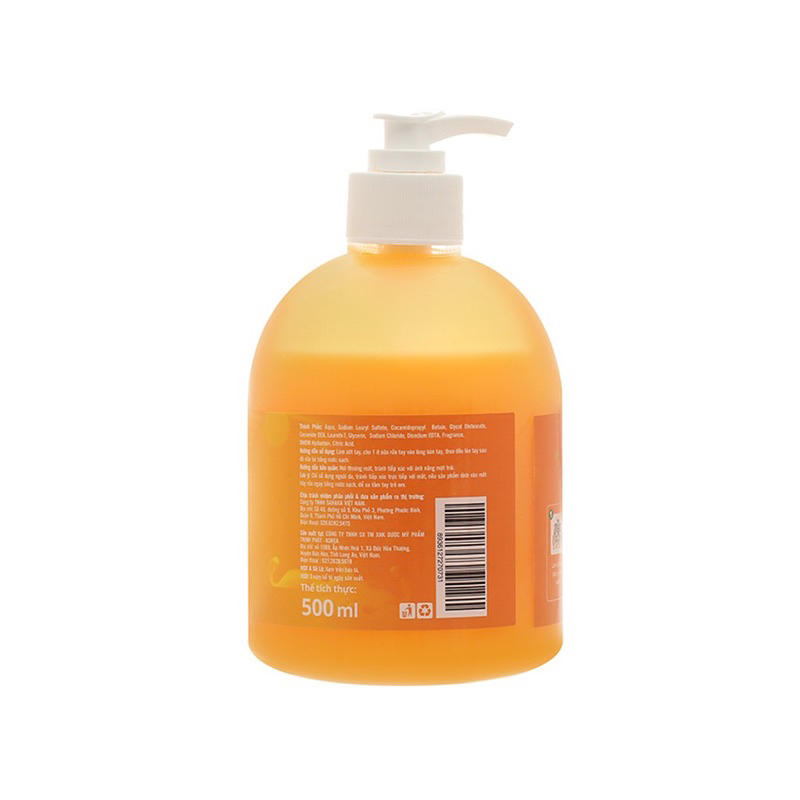 Nước rửa tay Puri hương dưa lưới 500ml