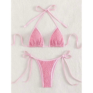 [ORDER SHEIN] Set Bikini Hai Mảnh Thắt nơ