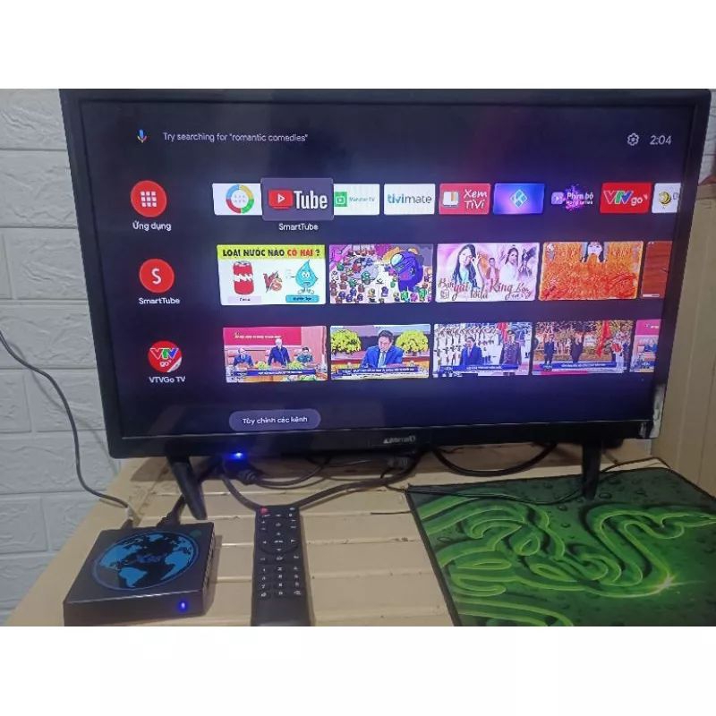 TV box Android 11,X98 mini siêu nhỏ gọn,cấu hình khủng long siêu mượt