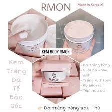Kem dưỡng trắng da body Rmon White Label Dia Whitening Cream 200ml, da sáng đều màu trắng hồng tự nhiên, luhacosmetics | BigBuy360 - bigbuy360.vn