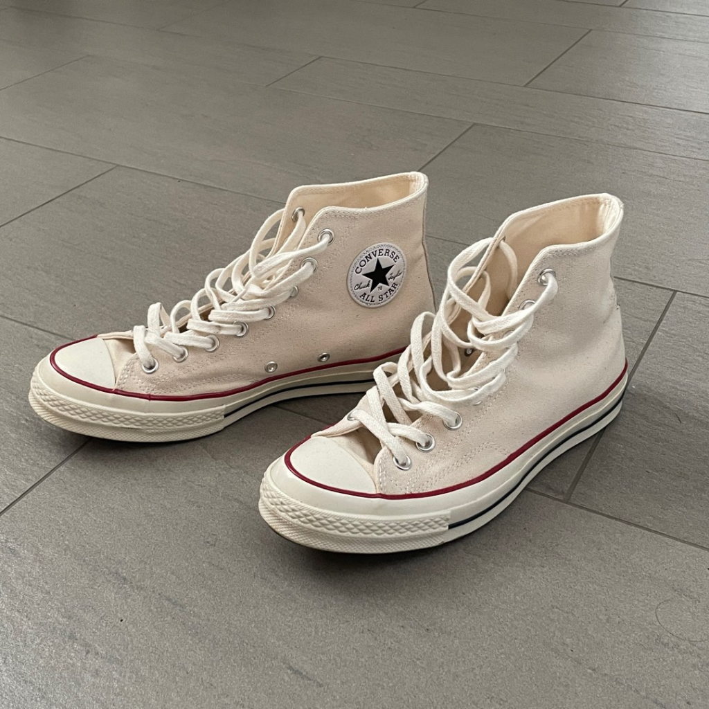 Giày sneaker Converse Chuck 1970s cao cổ màu kem