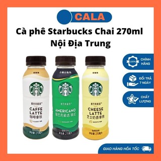 Cà phê starbucks đóng chai nội địa trung 270ml