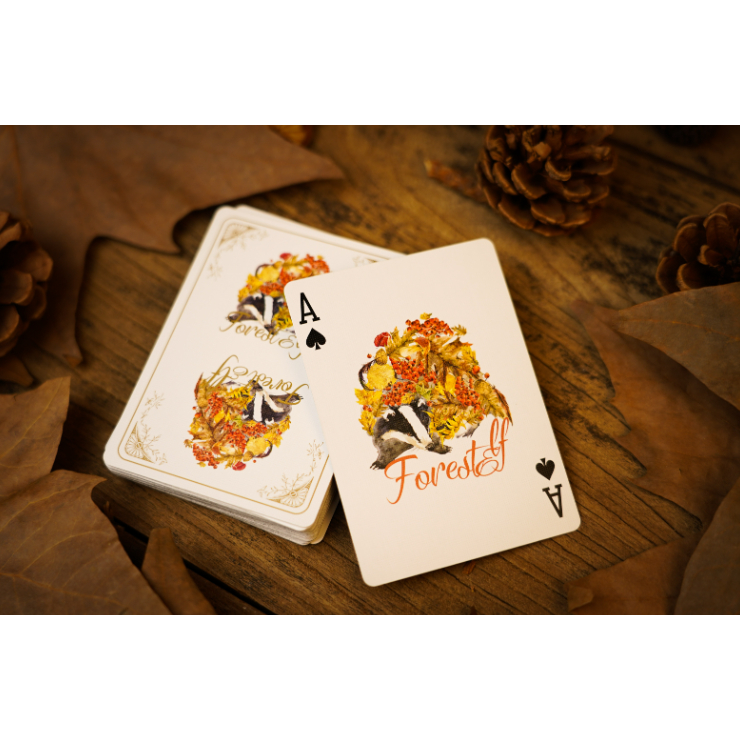 Bộ bài tây, bài ảo thuật USA: FOREST ELF LIMITED 999 Playing Cards by TCC - Bài Mỹ - Bài Chính Hãng