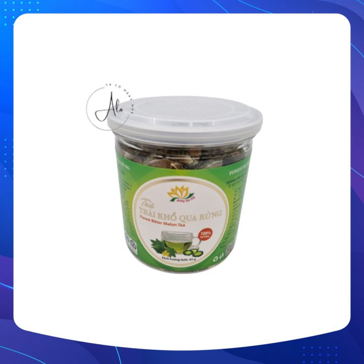 Trà Trái Khổ Qua Rừng 45g _ Mướp Đắng Rừng Nguyên Trái Giúp Giảm Cân, Giảm Mỡ Máu, Đẩy Lùi Tiểu Đường, Hạ Huyết Áp