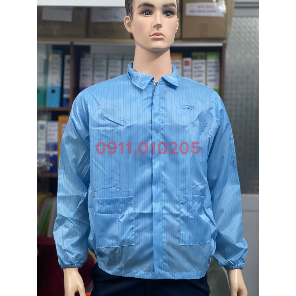 Áo phòng sạch dài tay, chống tĩnh điện