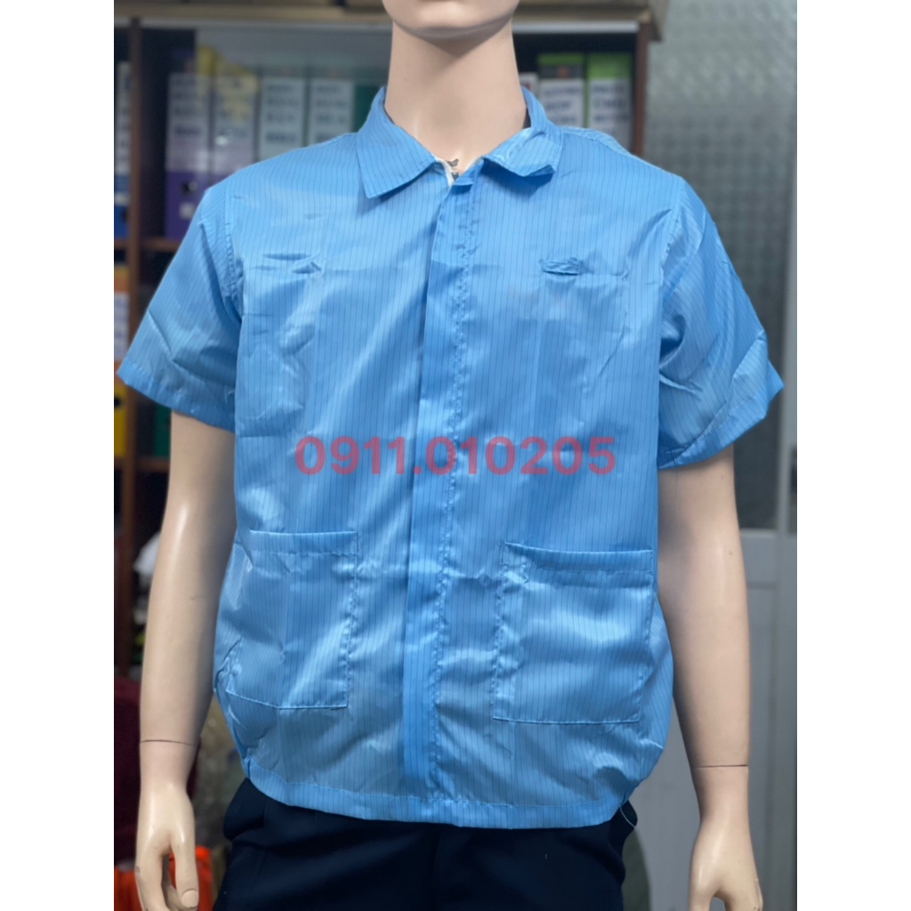 Áo phòng sạch dài tay, chống tĩnh điện