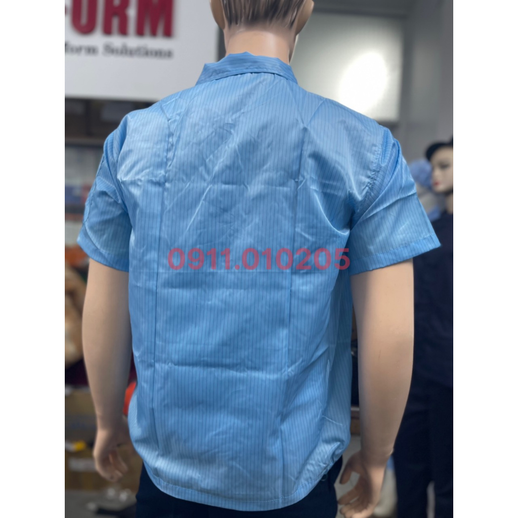 Áo phòng sạch dài tay, chống tĩnh điện