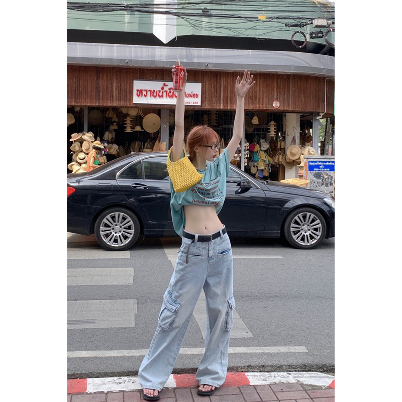 Quần jean túi hộp