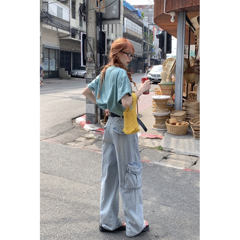 Quần jean túi hộp