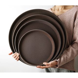 Khay phục vụ chống trượt chữ nhật, tròn 35cm [ HÀNG DÀY ] phục vụ nhà hàng, quán bar, cafe