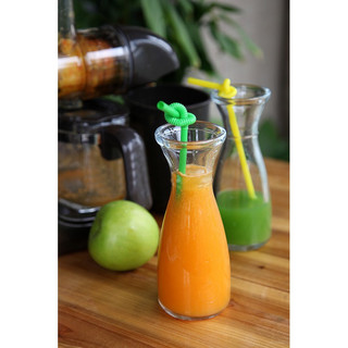 Chai thủy tinh eo 350ml làm ly sinh tố, lọ hoa thủy tinh
