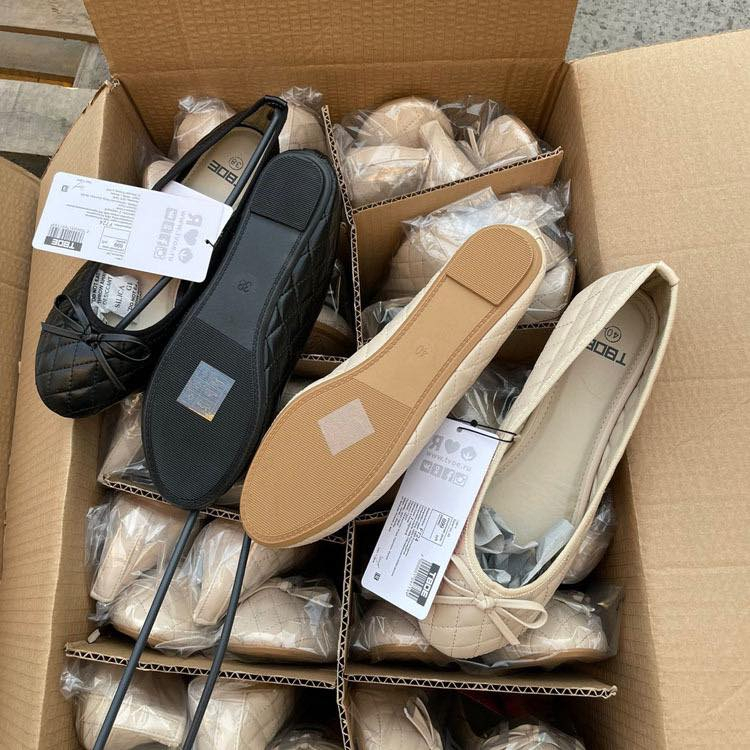 Giày da trần chỉ nơ