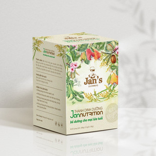 Thanh dinh dưỡng jan's 300 gr | thuần chay | làm từ bột đậu, bột chuối, mầm gạo