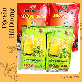 Sét 4 gói bột đậu uống liền Hoà An -2 gói Bột đậu xanh + 2 gói Bột đậu đen