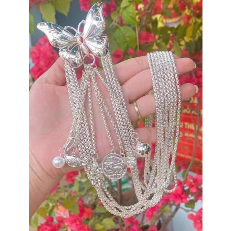 Xà Tích Hạt Bươm 4 Dây Trắng , Xà Tích Thái Mẫu Mới