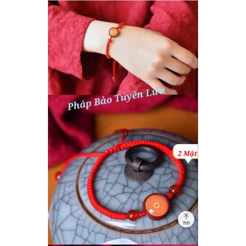 VÒNG ĐEO TAY CHUSA CHÚ LĂNG NGHIÊM 2 MẶT