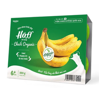 Sữa chua chuối oganic Hoff lốc 6 hũ