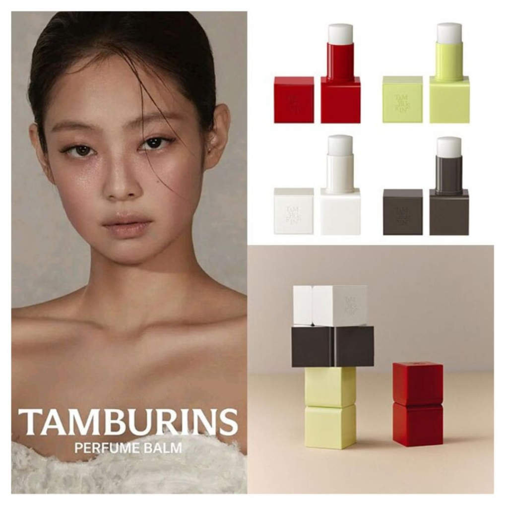 (Đủ bill) Nước Hoa Sáp Tamburins Perfume Balm Chamo, Lale, Berga Sandal, Suede Pear