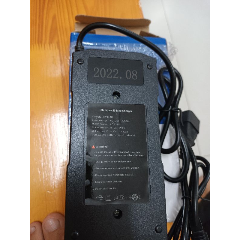 Sạc xe điện 5 bình to 60v 20ah tự ngắt khi đầy bình chống phồng acquy