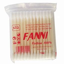 Bông Tăm Fanni, Bông Ngoáy Tai Y Tế  Hàng Việt Nam Bông Gòn Sạch Sẽ, An Toàn Hỗ Trợ Làm Sạch Và Khô Tai