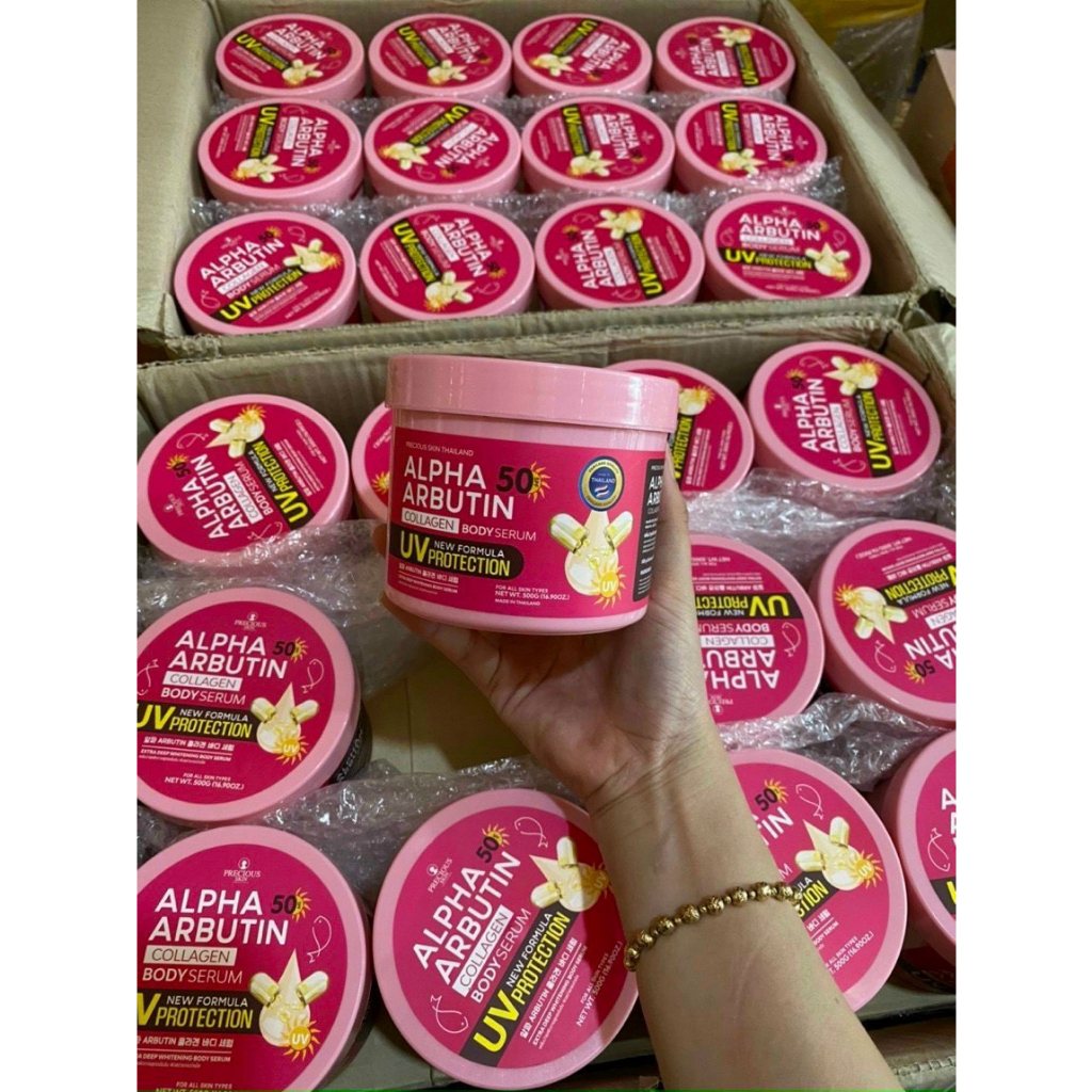 Kem Dưỡng.ALPHA ARBUTIN COLLAGEN 3in1 CHỐNG NẮNG MẪU MỚI THÁI LAN 500g