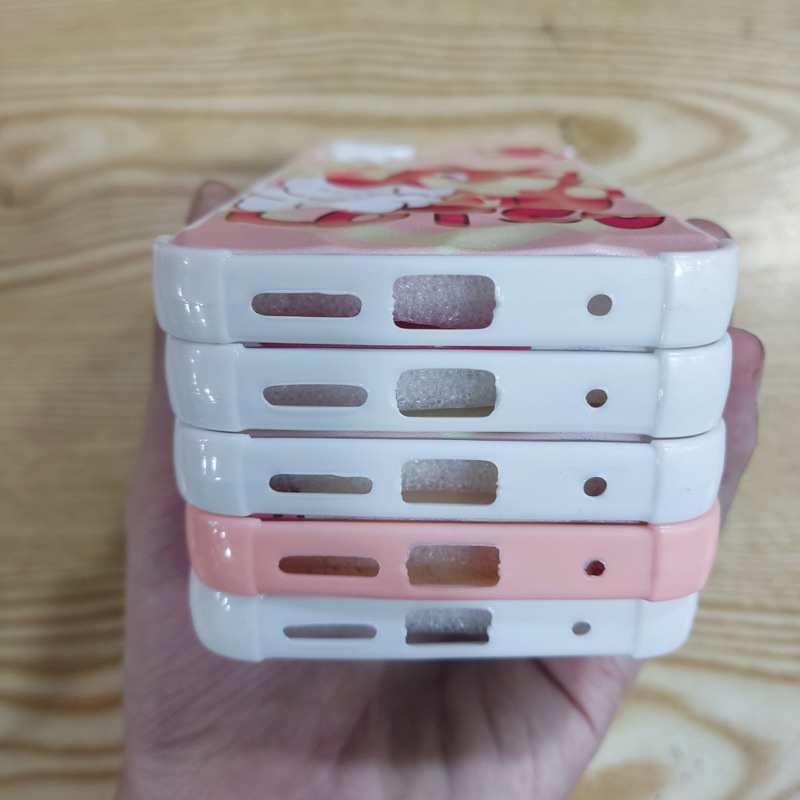 Ốp lưng xiaomi redmi note 11 4G dẻo viền màu lưng in hình gấu dâu có bảo vệ camera