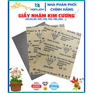 Giấy nhám khô số 40,60,80,100,120,150,180,200,220,240,320, 400 kim cương