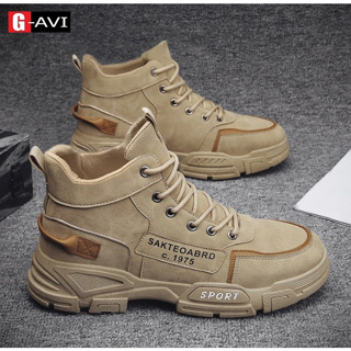 Giày bốt nam - giày nam cổ cao chất da siêu đẹp, phong cách trẻ trung - năng động AVI - 396, D03