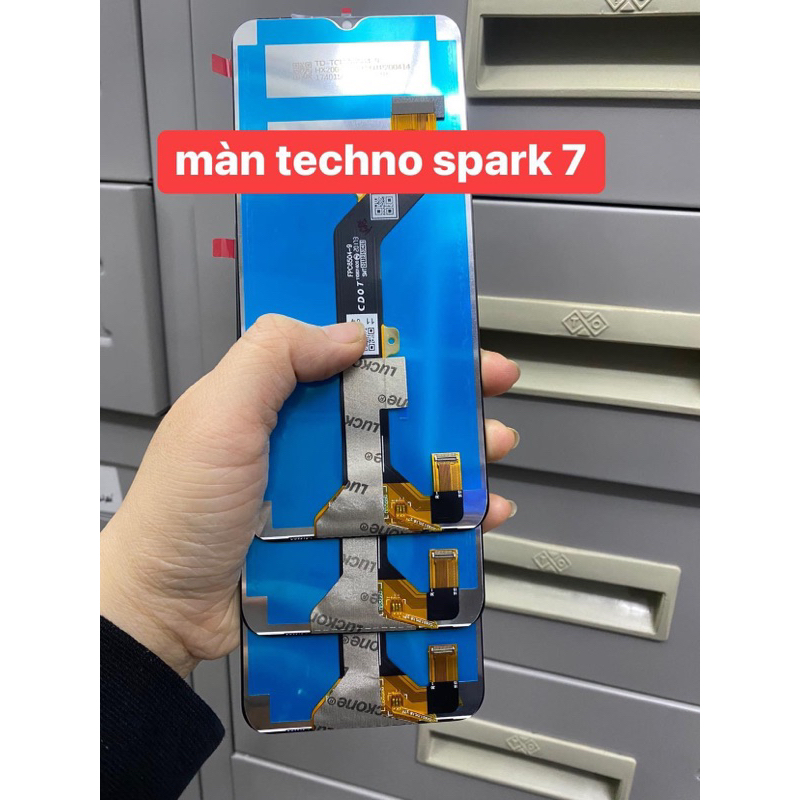 Màn hình tecno spark 7/7t new(keo+tua vít)