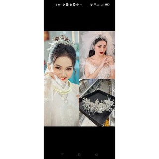 Bờm cài tóc cô dâu