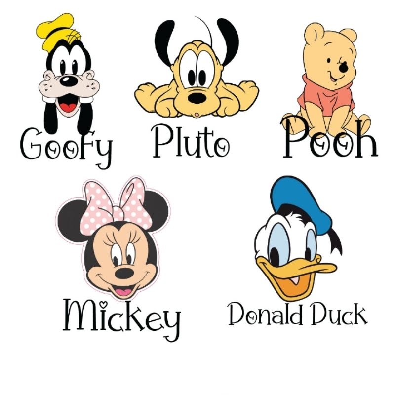 Hình ủi nhiệt, in áo. Hoạt hình Disney KBH10