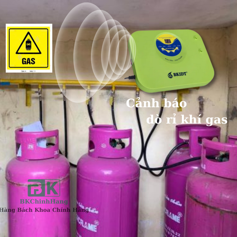 Máy BK OZONE M06 Khử Độc Rau Củ, Thực Phẩm, Máy Ozone + Cảnh Báo Dò Rỉ Khí Gas