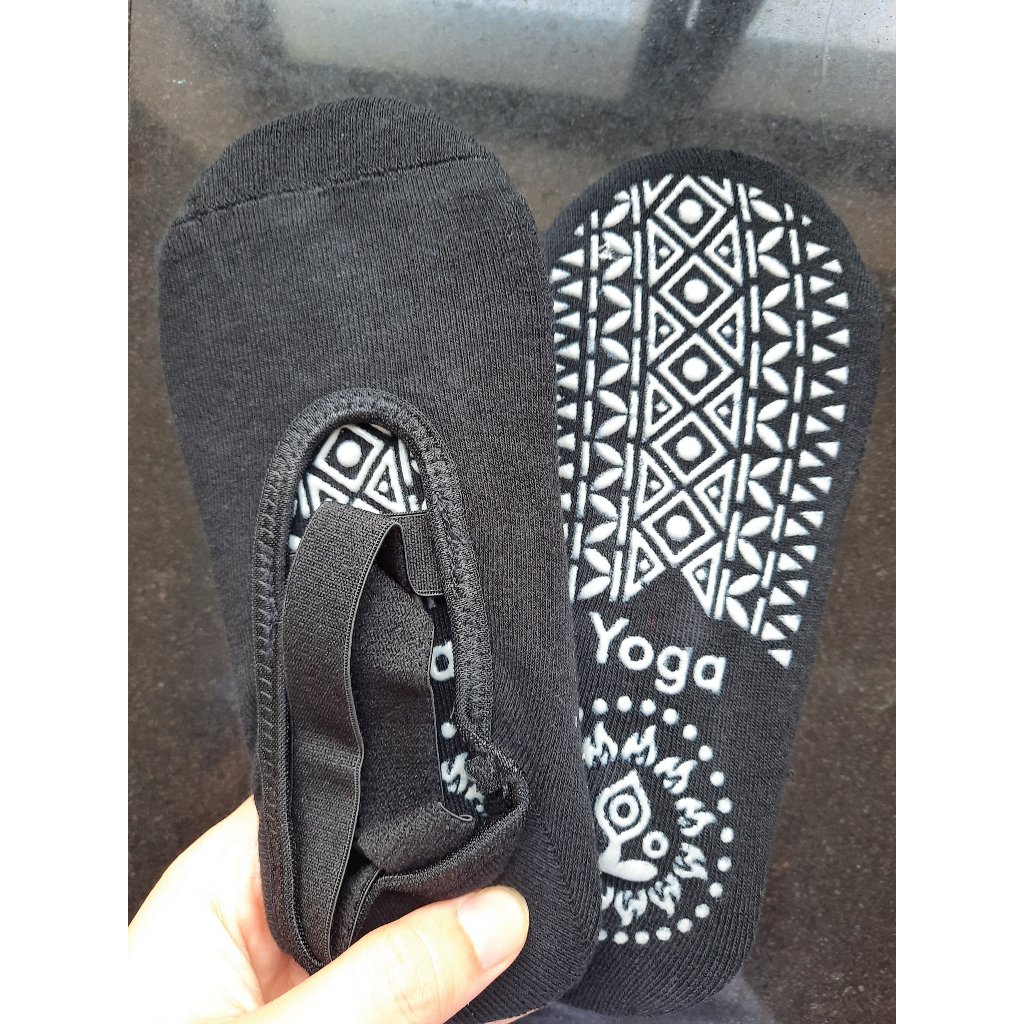 Tất tập Yoga, Aerobic, Múa Chống trơn trượt thấm mồ hôi gắn hạt silicon Cao Cấp
