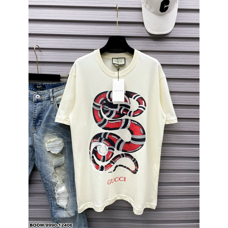 Áo phông gucci rắn chất liệu cotton chất siêu đẹp siêu thoáng mát